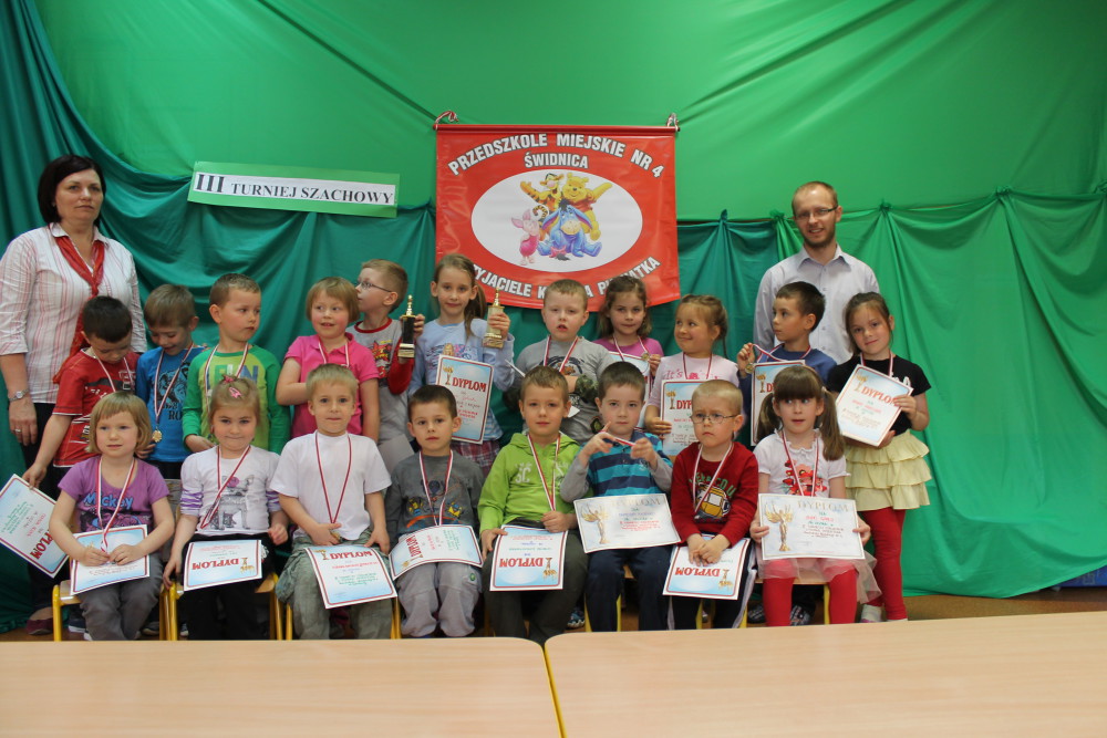III Szachowe Mistrzostwa Przedszkola Miejskiego Nr 4, Świdnica, 23.05.2013